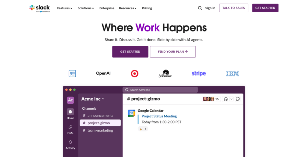 Slack — For Async Comms
